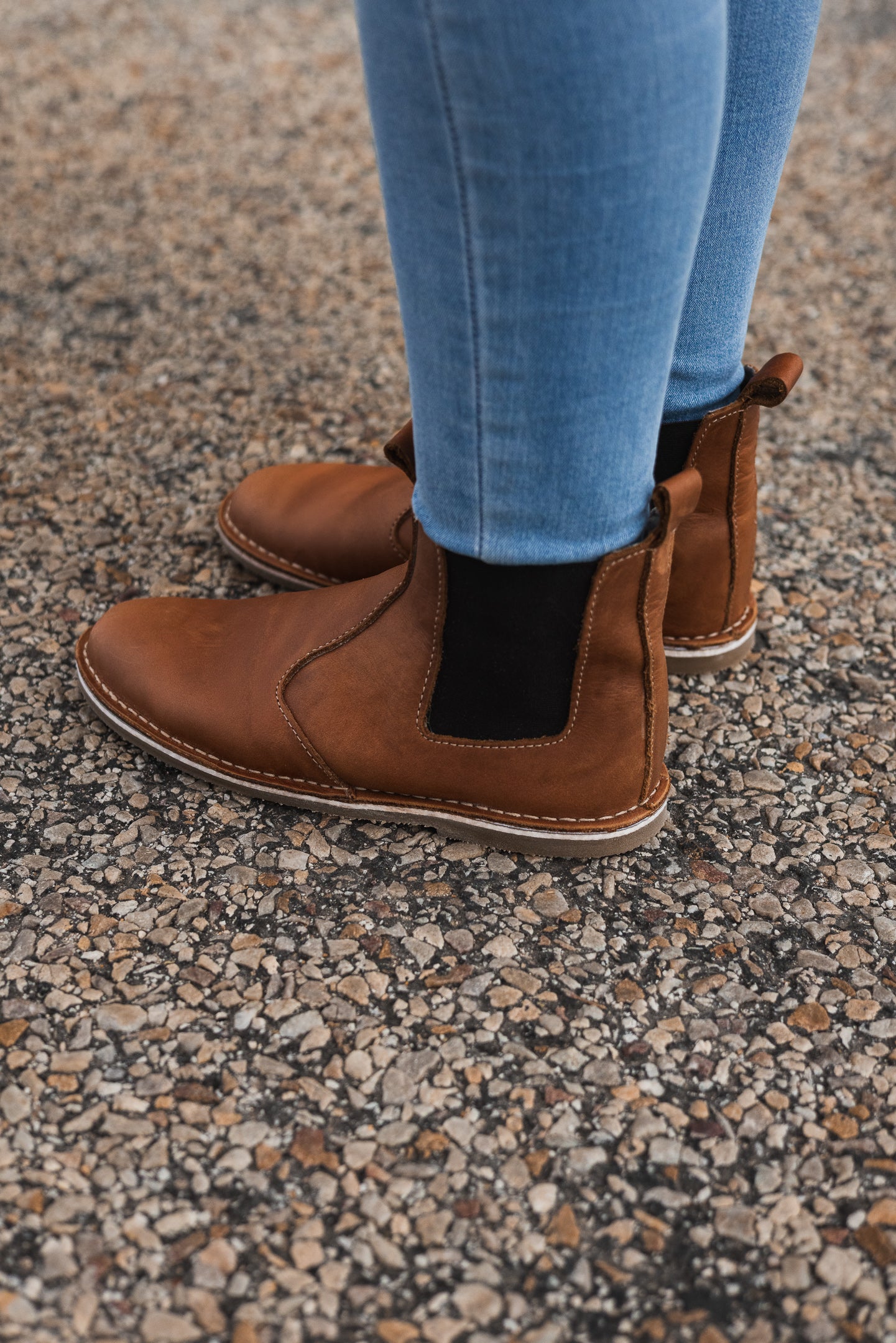 Cognac Brown Ladies Vellie Chelsea Boot