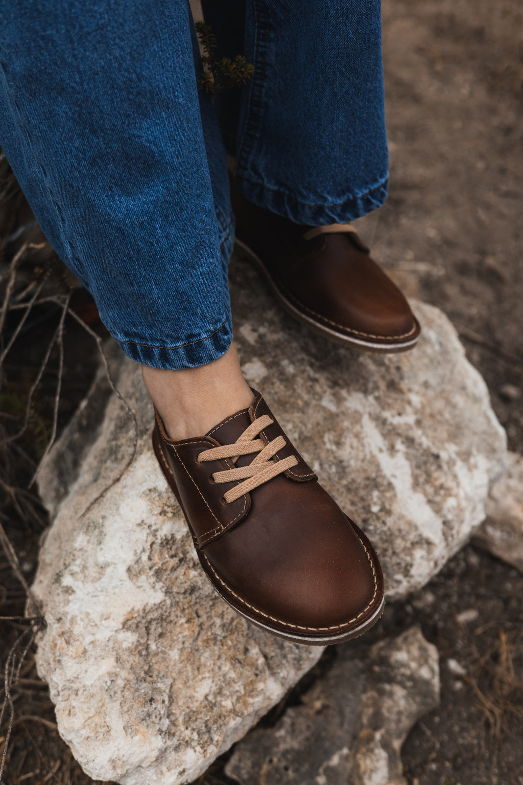 Brown Ladies Vellie Shoe