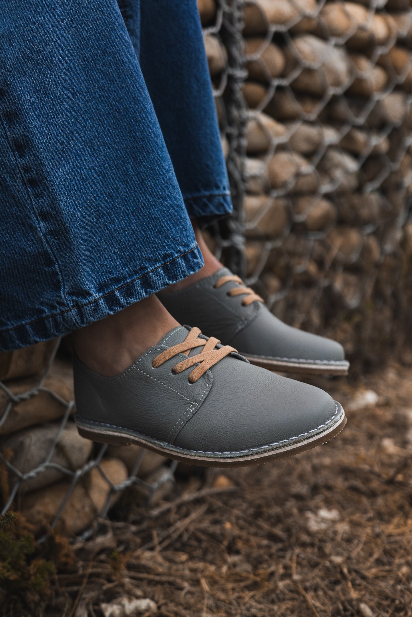 Dove Grey Ladies Vellie Shoe