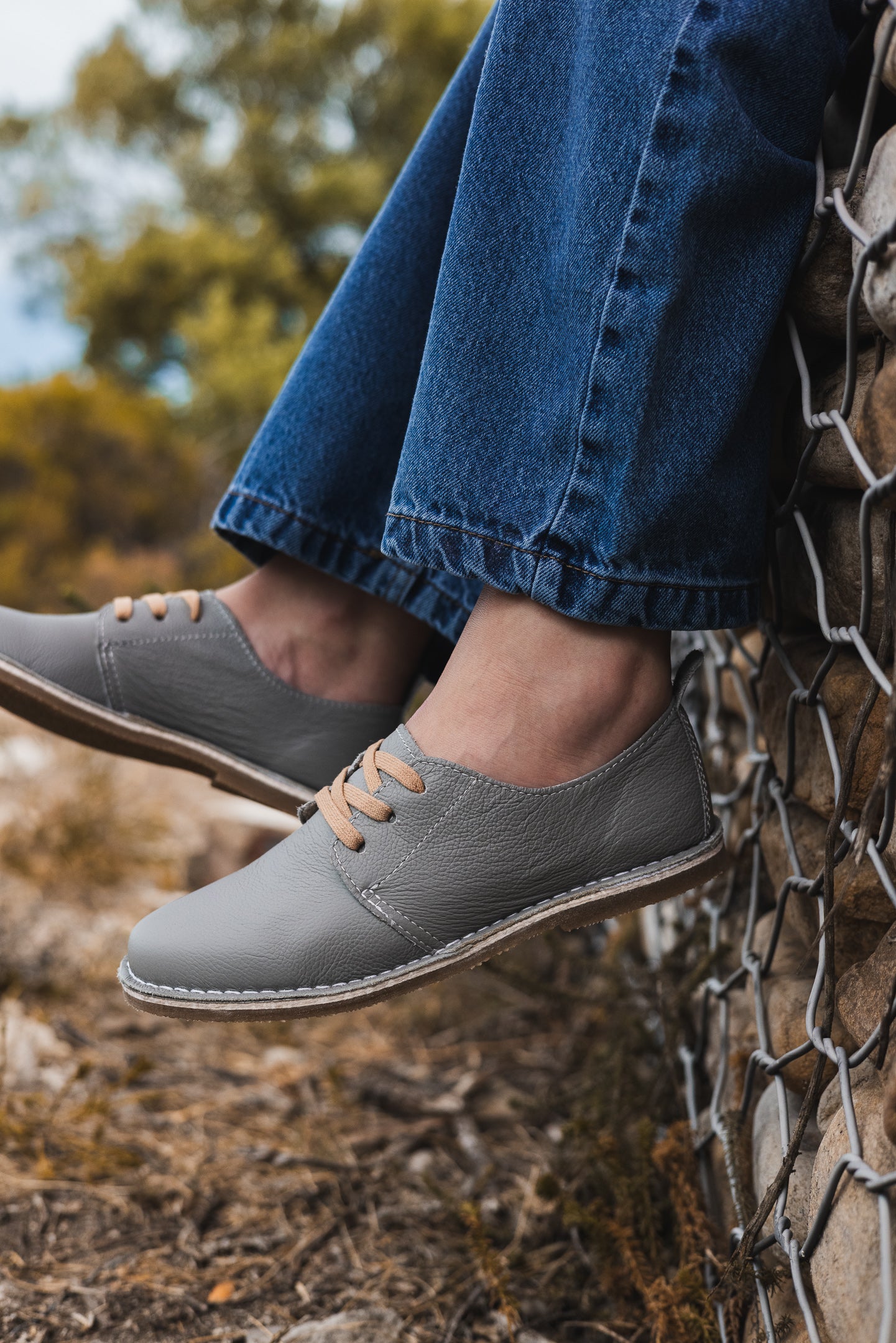 Dove Grey Ladies Vellie Shoe