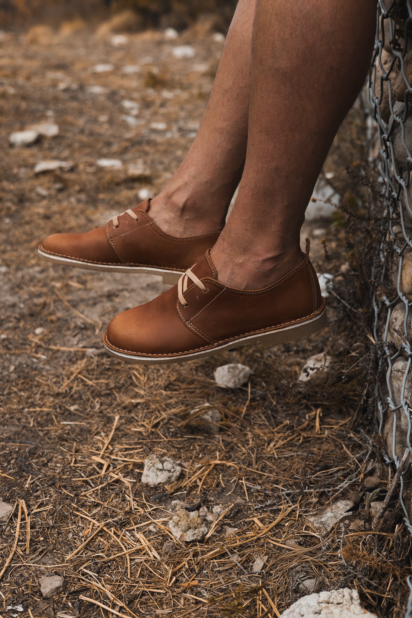 Congac Brown Mens Vellie Shoe