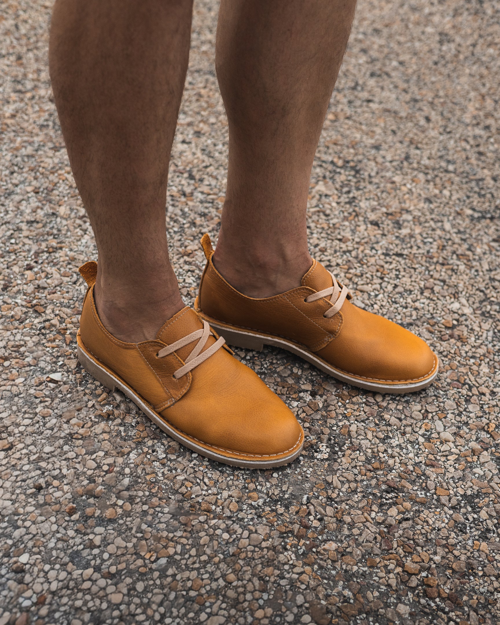Mustard Tan Mens Vellie Shoe