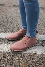 Suede Pink Ladies Vellie Boot