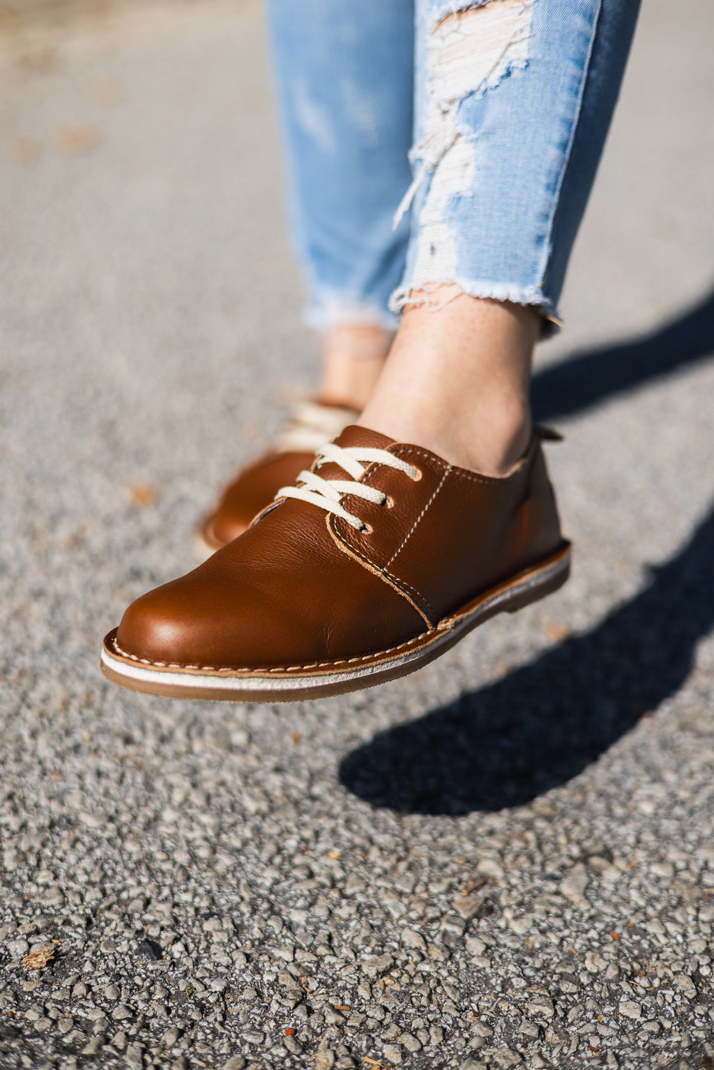 Soft Brown Ladies Vellie Shoe