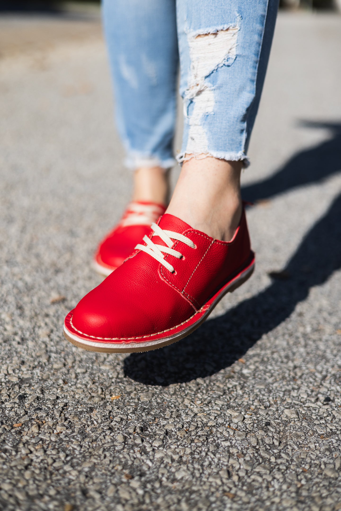 Red Ladies Vellie Shoe