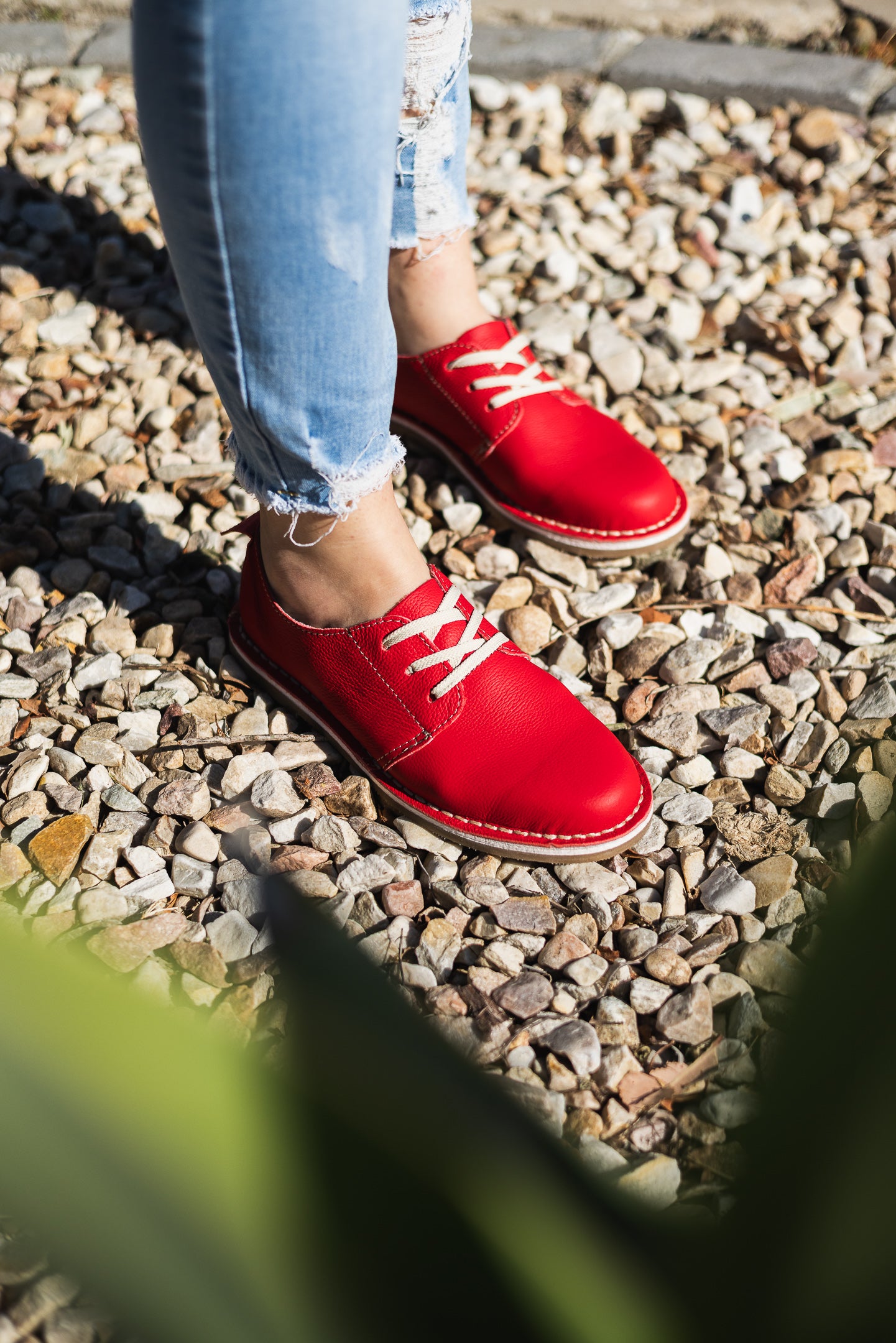 Red Ladies Vellie Shoe