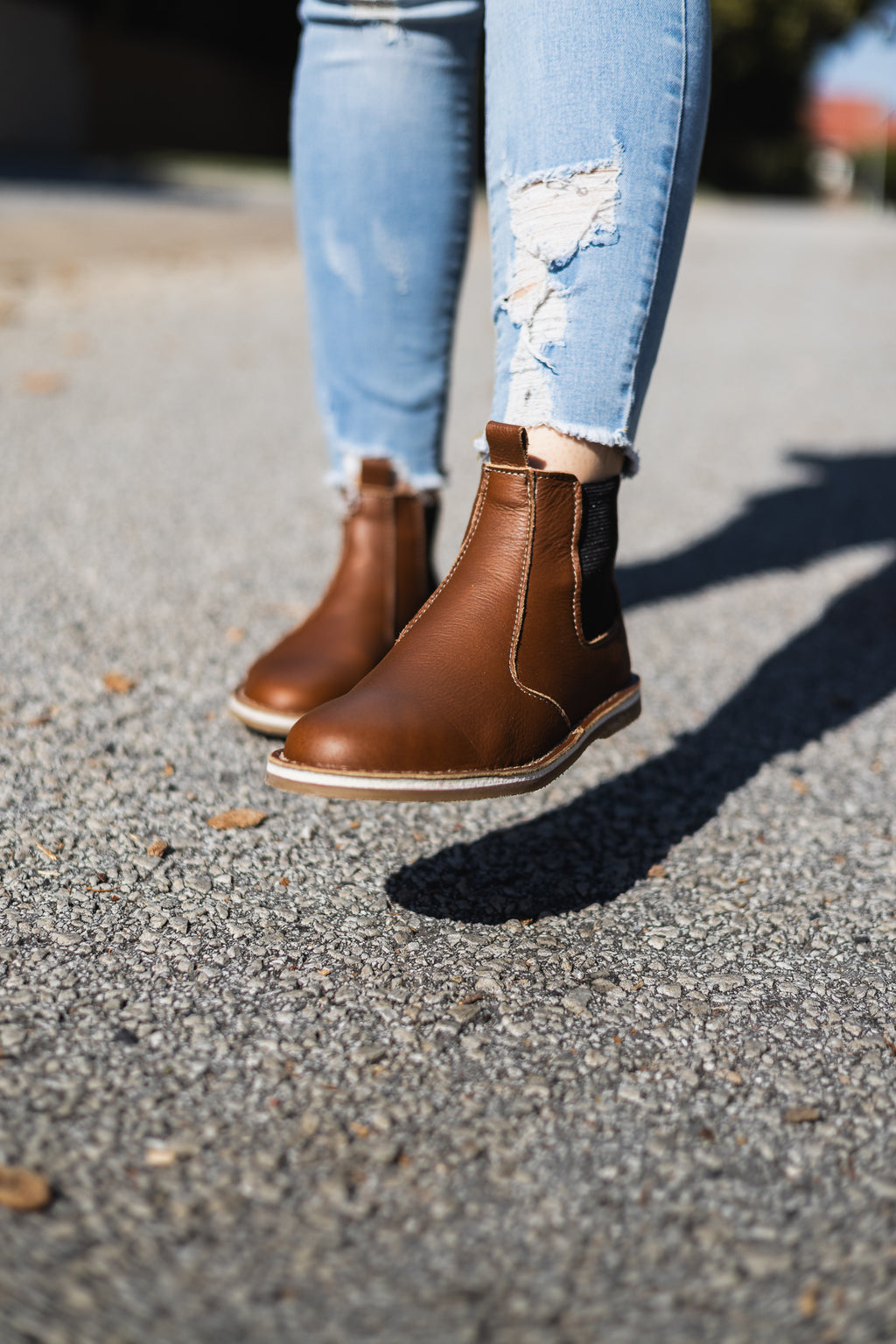 Soft Brown Ladies Vellie Chelsea Boot
