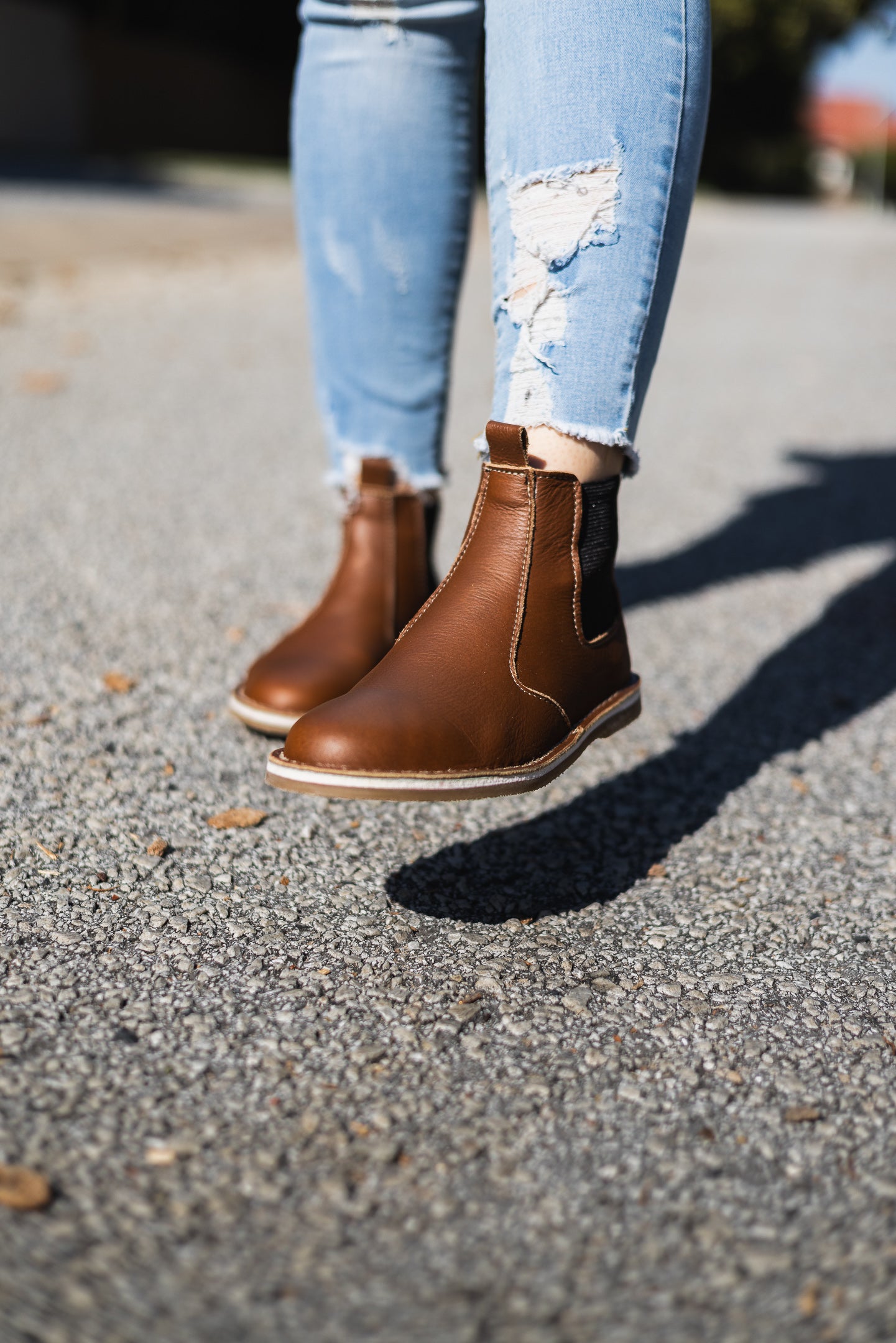 Soft Brown Ladies Vellie Chelsea Boot